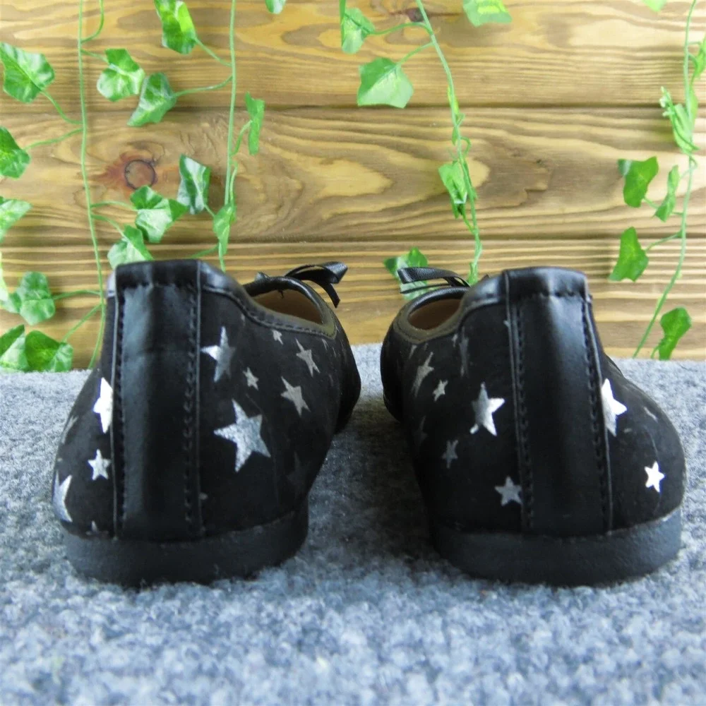 Kensie Girl Youth Girls Ballet Shoes Size 13 Medium Black Synthetic Slip‎ On